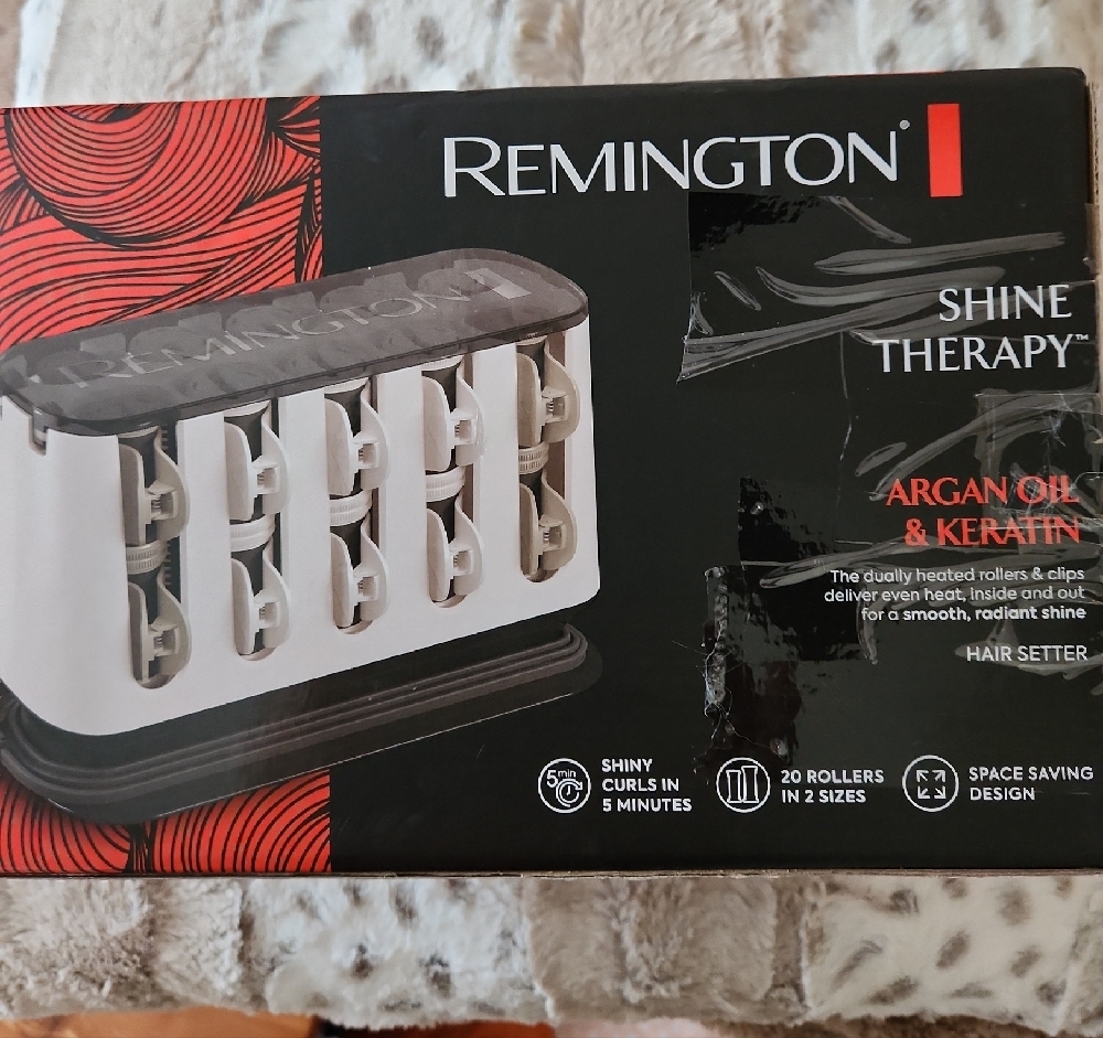 Remington Shine Therapy Hair Setter - Black and White - Picture 2 of 2